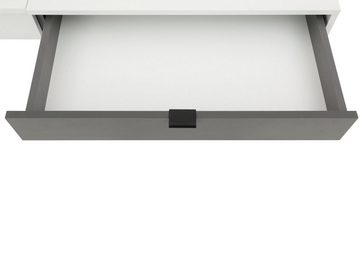 loft24 Schreibtisch Clever, mit Schublade und Magnettafel, Breite 110 cm, Made in Europe