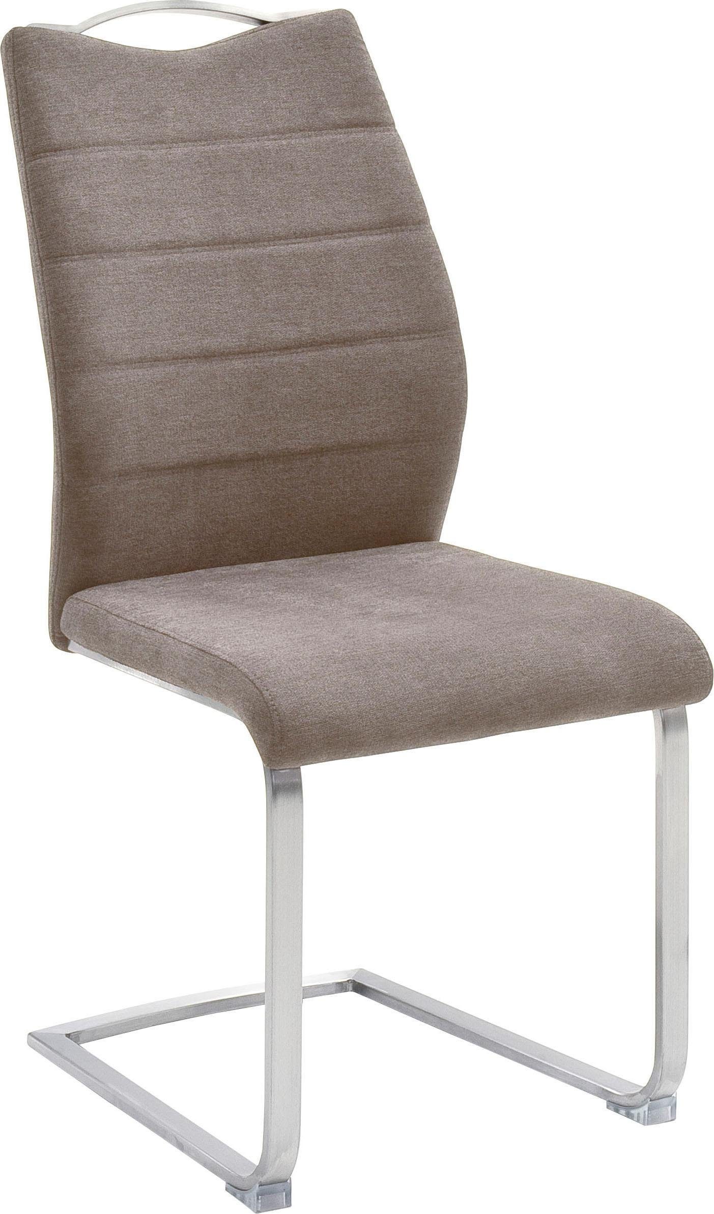 MCA furniture Freischwinger Kg 140 Stuhl Ferrera | Cappuccino St), 2 bis belastbar Cappuccino (Set