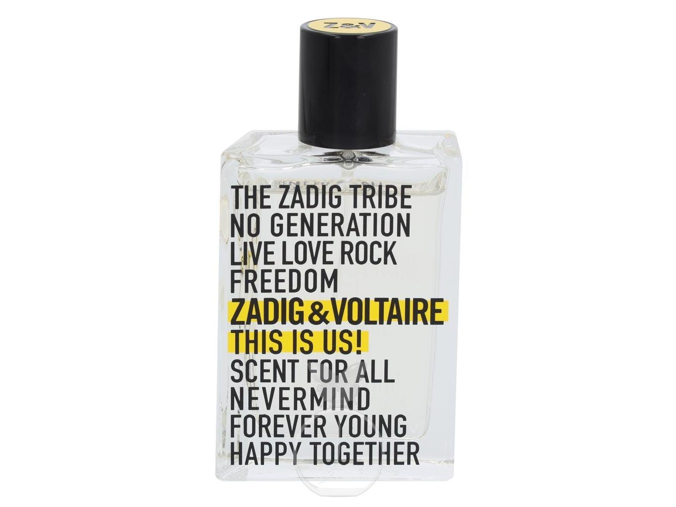 ZADIG & VOLTAIRE Eau is Toilette Zadig Toilette de Us! This ml, 50 Eau de Voltaire & 1-tlg