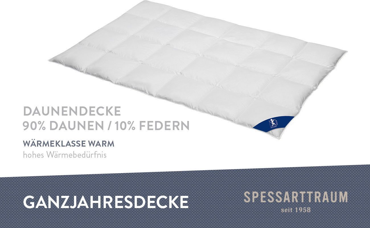 SPESSARTTRAUM Daunenbettdecke First Class, Füllung: 90% günstig online kaufen