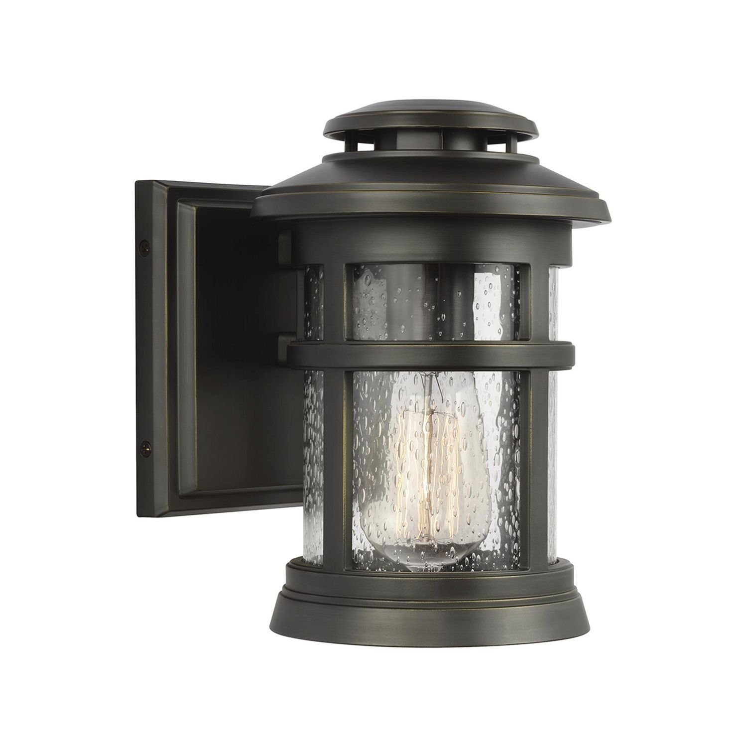 Rustikal außen IP44 VITODIA, Leuchtmittel, E27 Licht-Erlebnisse Glas Hof Garten Wandlampe Außenwandlampe Außen-Wandleuchte ohne