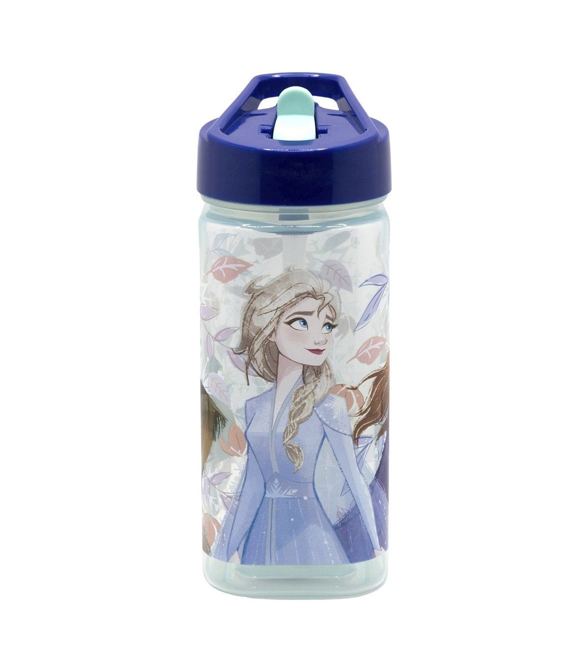 Disney Frozen Trinkflasche Kinder Wasserflasche 510 ml eckige Trinkflasche für Schule Freizeit