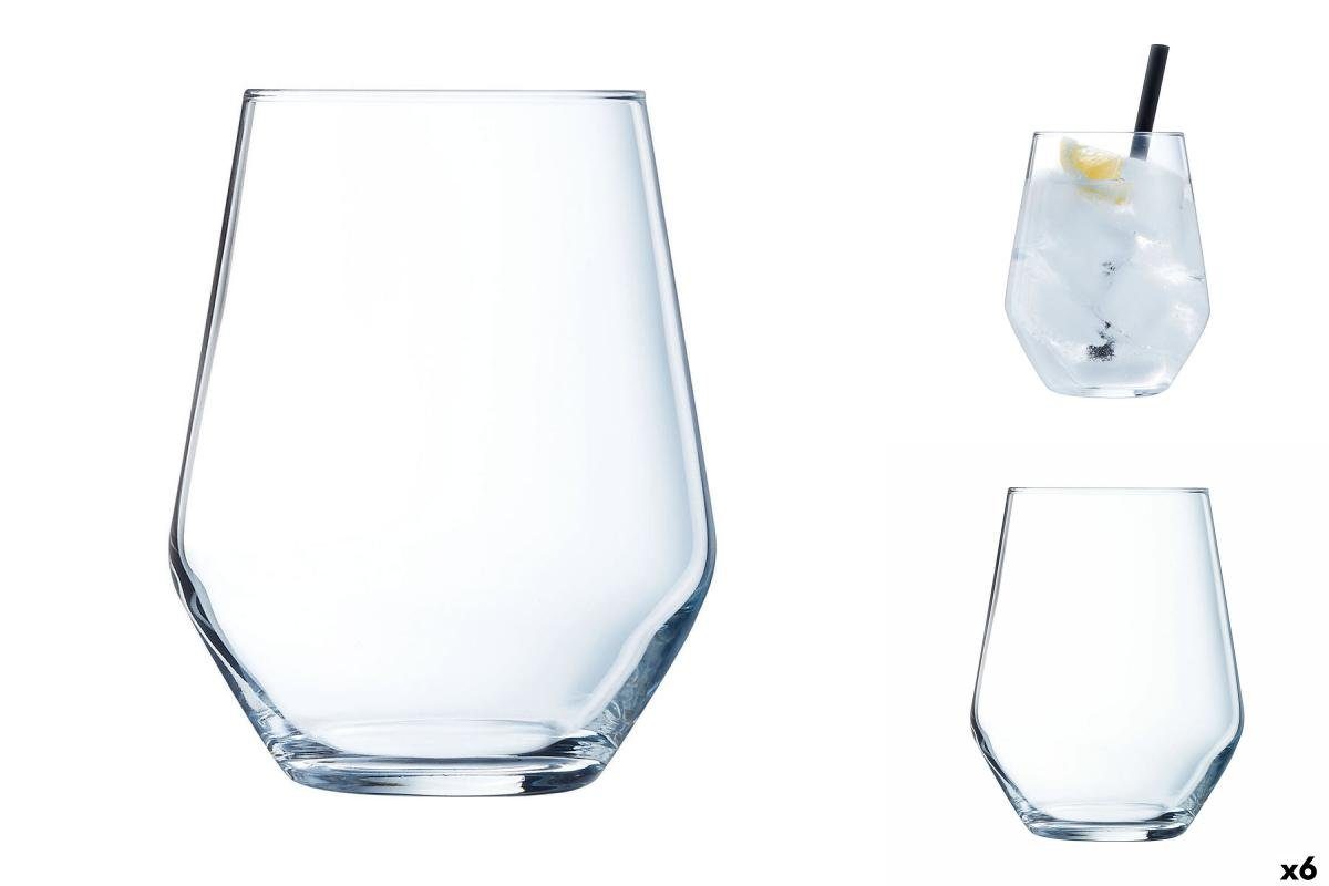 Luminarc Glas Teller Luminarc Vinetis Durchsichtig Glas 40 cl Pack 6x, Glas | Gläser