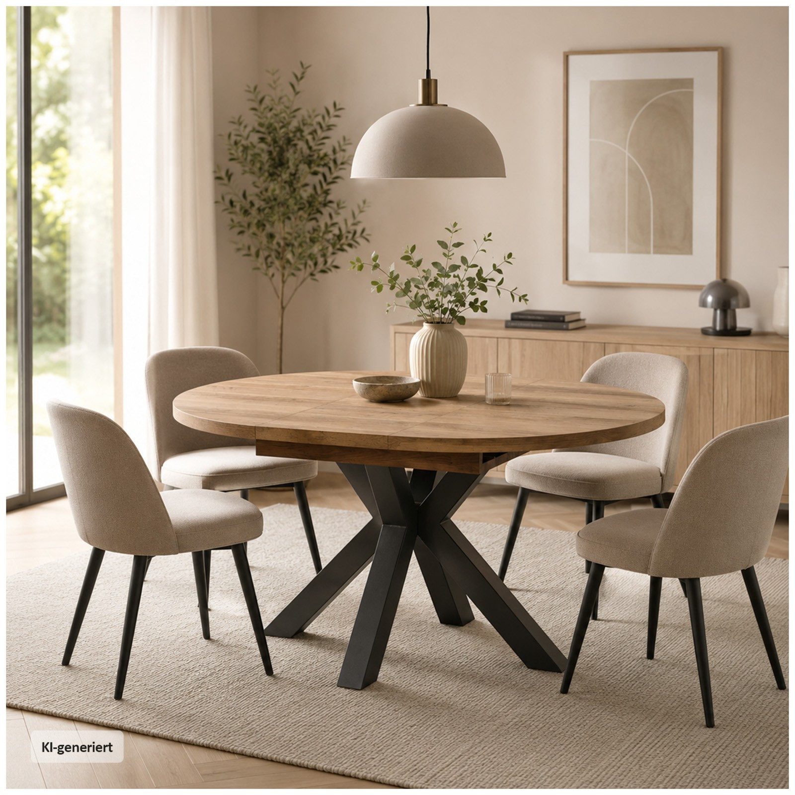 HTI-Living Esstisch Ausziehtisch 110 - 150 cm amerikanische Eiche (Stück, 1-St., 1 Esstisch), Esstisch