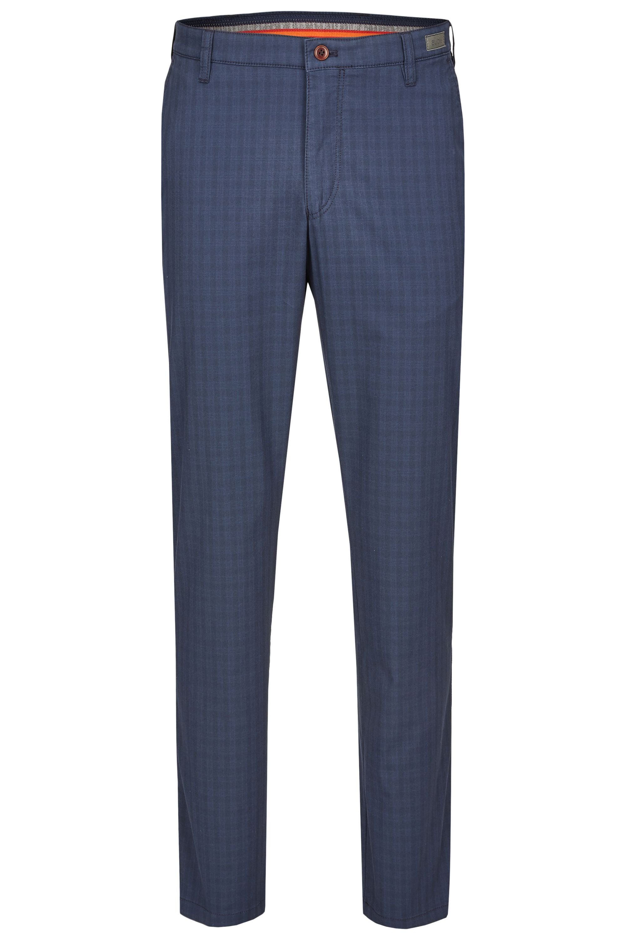 aubi: Stoffhose aubi Modern Fit Herren Sommer Hose Baumwollhose Ceramica Glencheck Modell 588