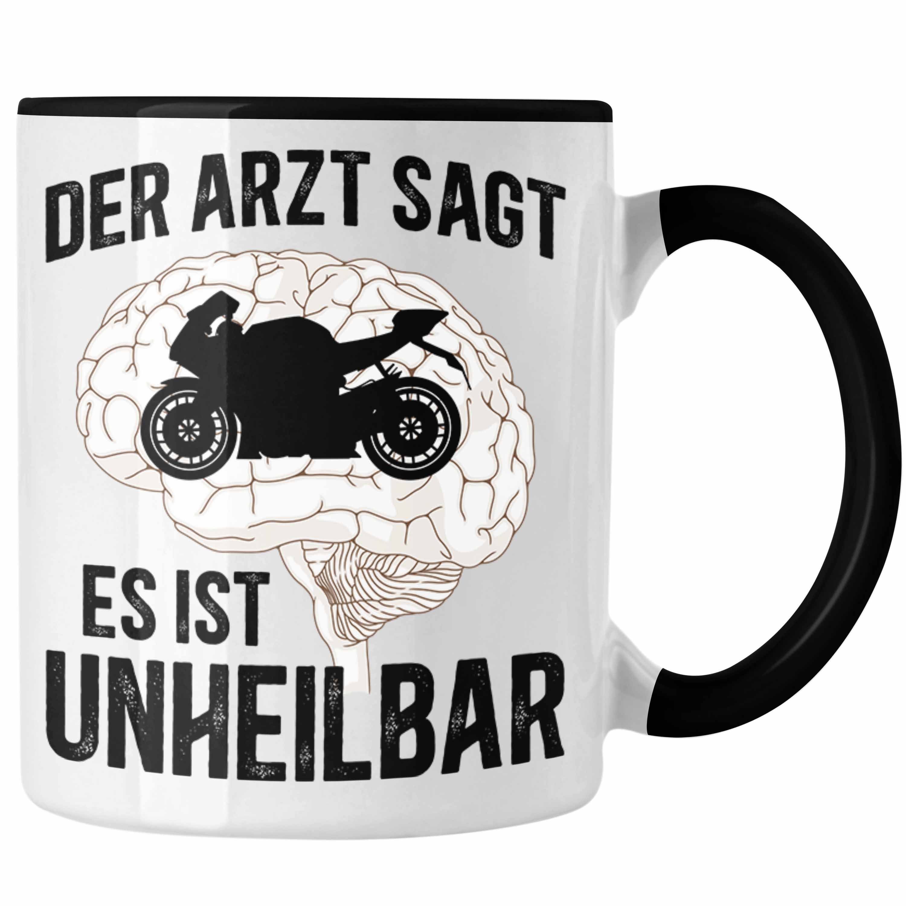 Trendation Tasse Trendation - Motorradfahrer Geschenk Männer Motorrad Tasse mit Spruch