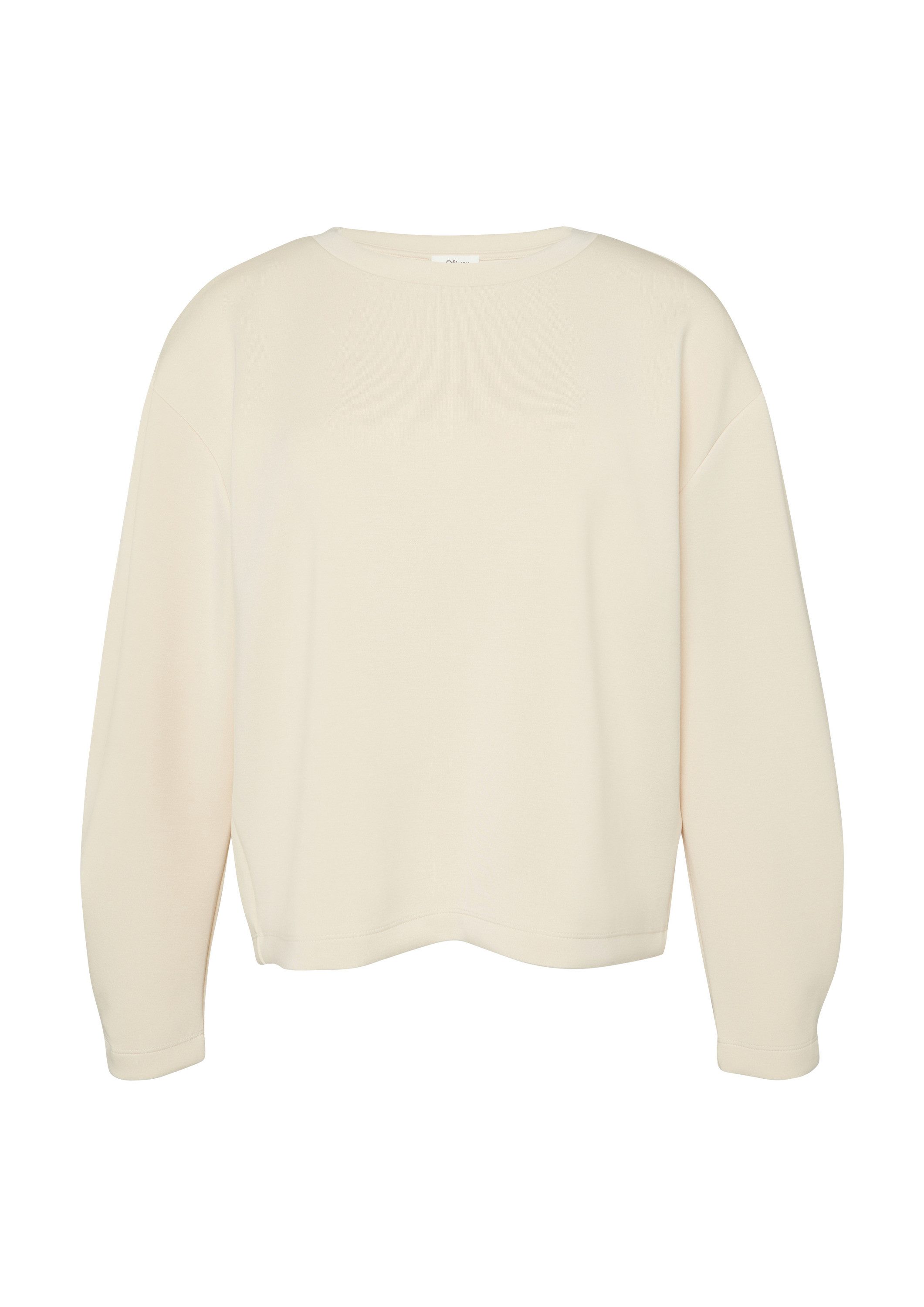 s.Oliver Sweatshirt Sweatshirt Scuba-Sweatshirt aus Modalmix günstig online kaufen