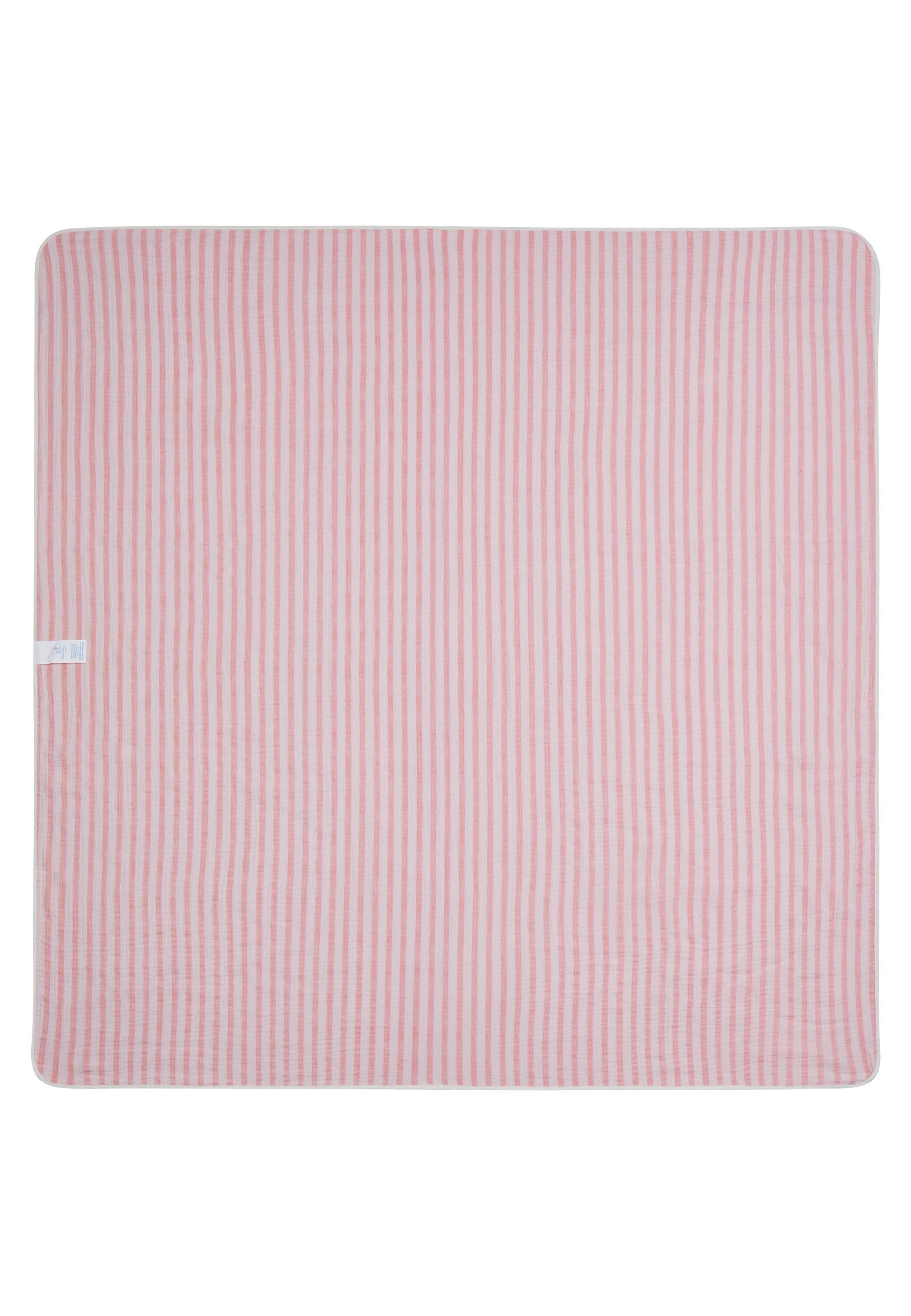 Babydecke Babydecke Musselin BÄR Betty, Sterntaler®, aus Musselin, mit trendiges Streifen-Design, unifarbene Rückseite