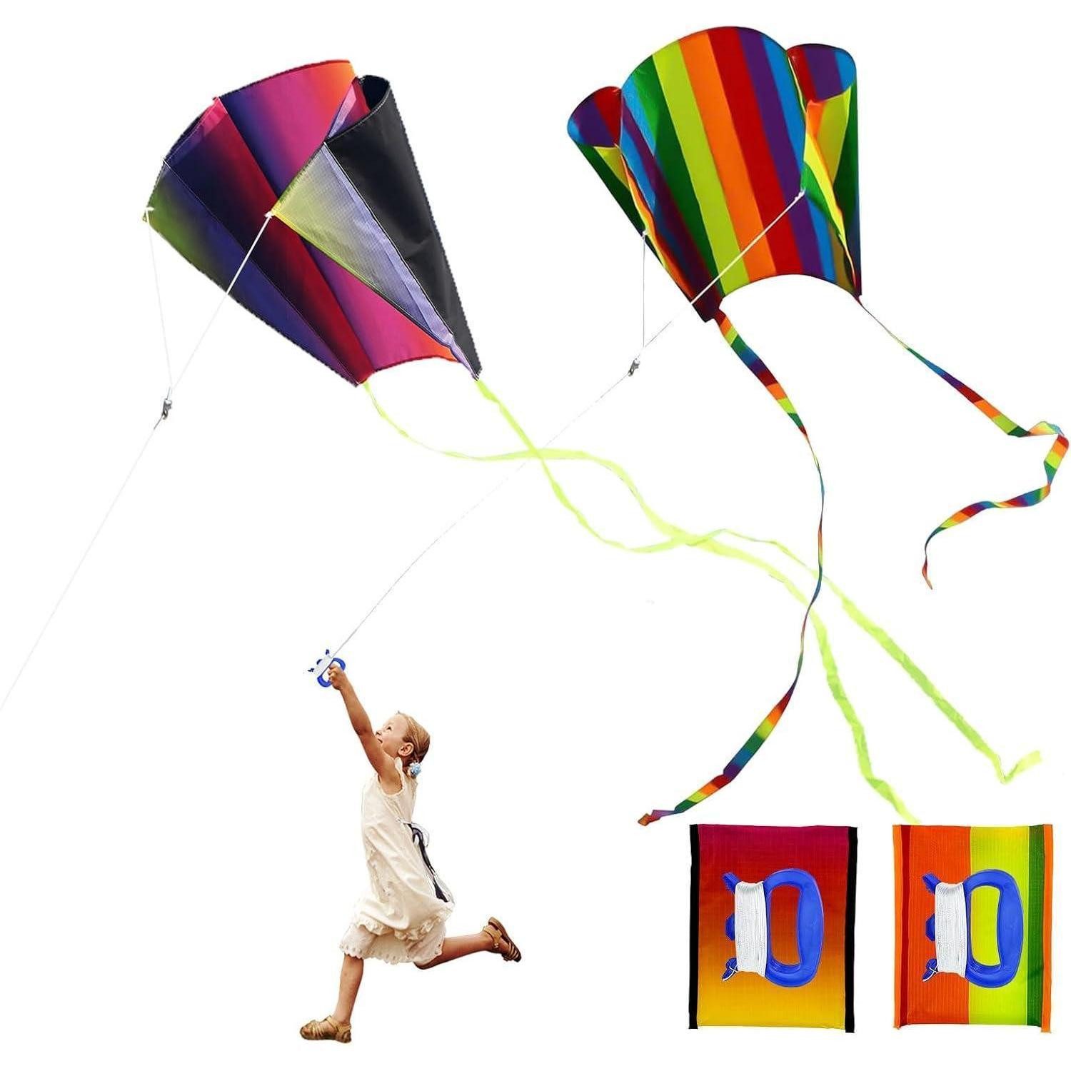 LuxusKollektion Flug-Drache Летающие змеи Kinder Regenbogendrachen Schwänzen Einleiner Outdoor