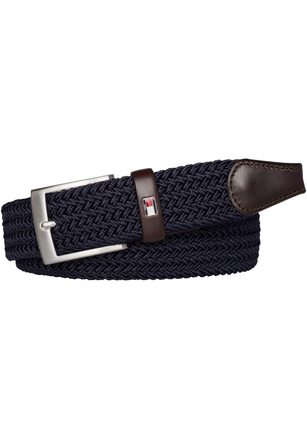 Stoffgürtel NEW geflochtenem BELT Stretch-Gurtbandgewebe Tommy aus Hilfiger ADAN