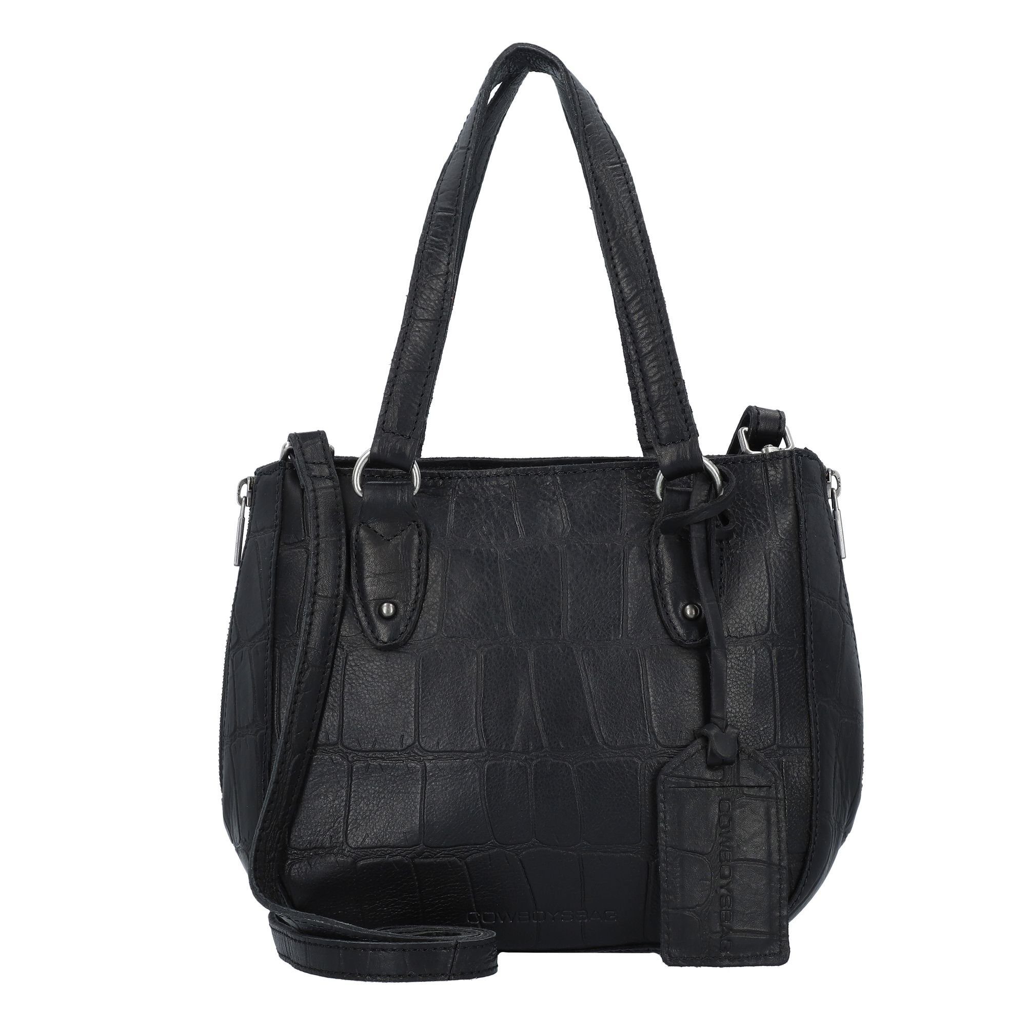 Cowboysbag Henkeltasche Big Croco, Leder