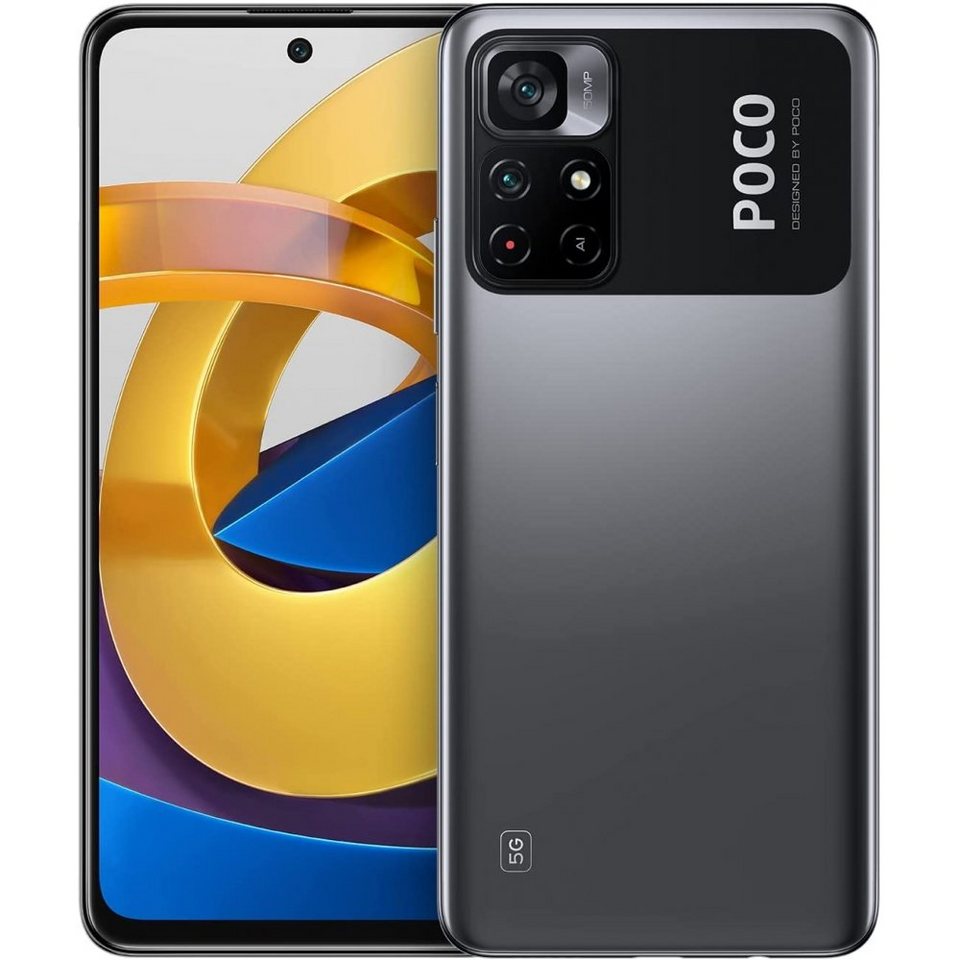 Xiaomi Poco M4 Pro 128 GB / 6 GB - Smartphone - schwarz Smartphone (6,6 Zoll,  128 GB Speicherplatz)