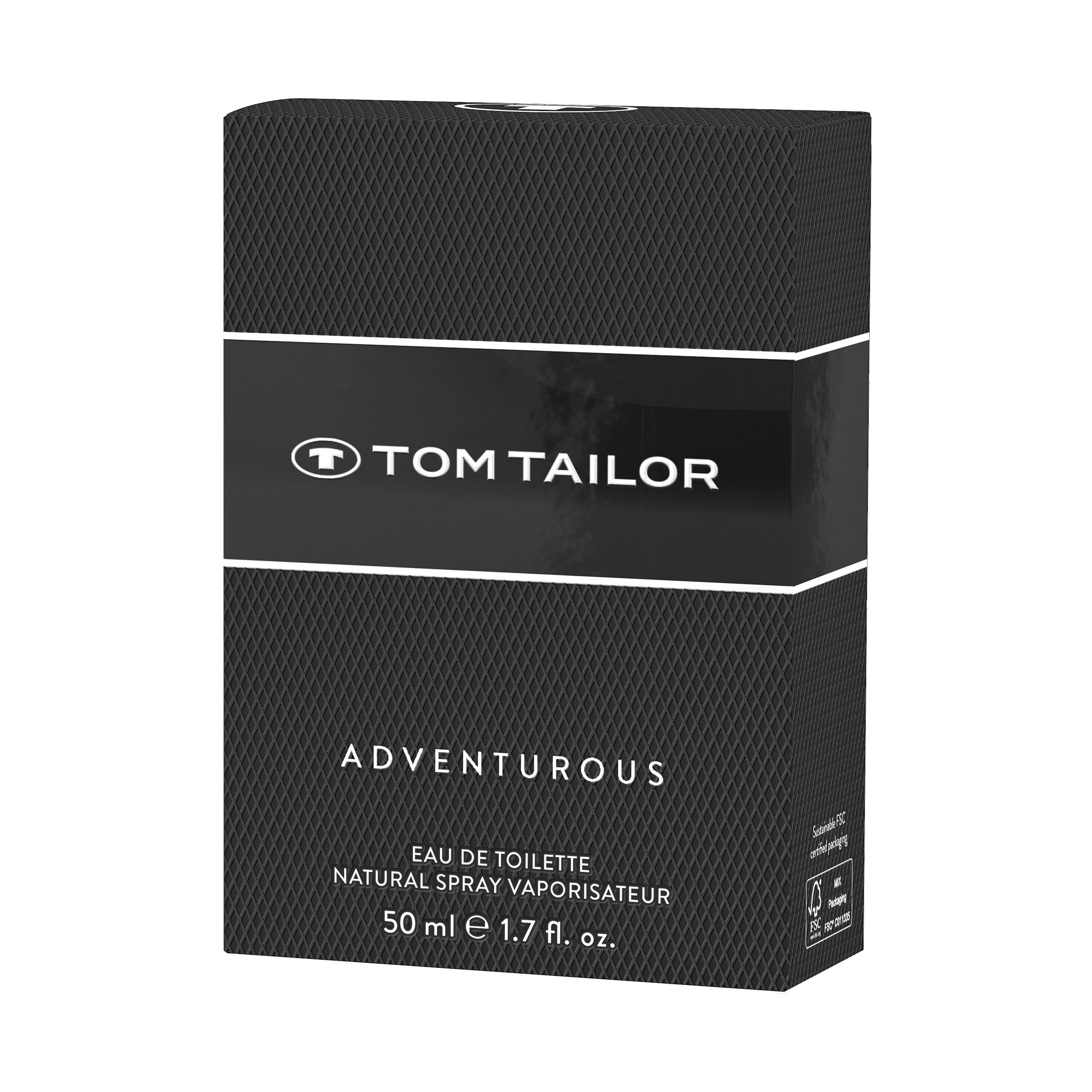 TOM TAILOR Eau de Toilette ADVENNUROUS, EdT 50 ml Man