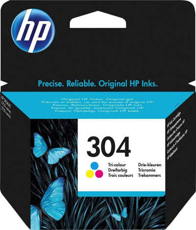 HP 304 Tintenpatrone (original Druckerpatrone 304 cyan/magenta/yellow / Instant Ink)