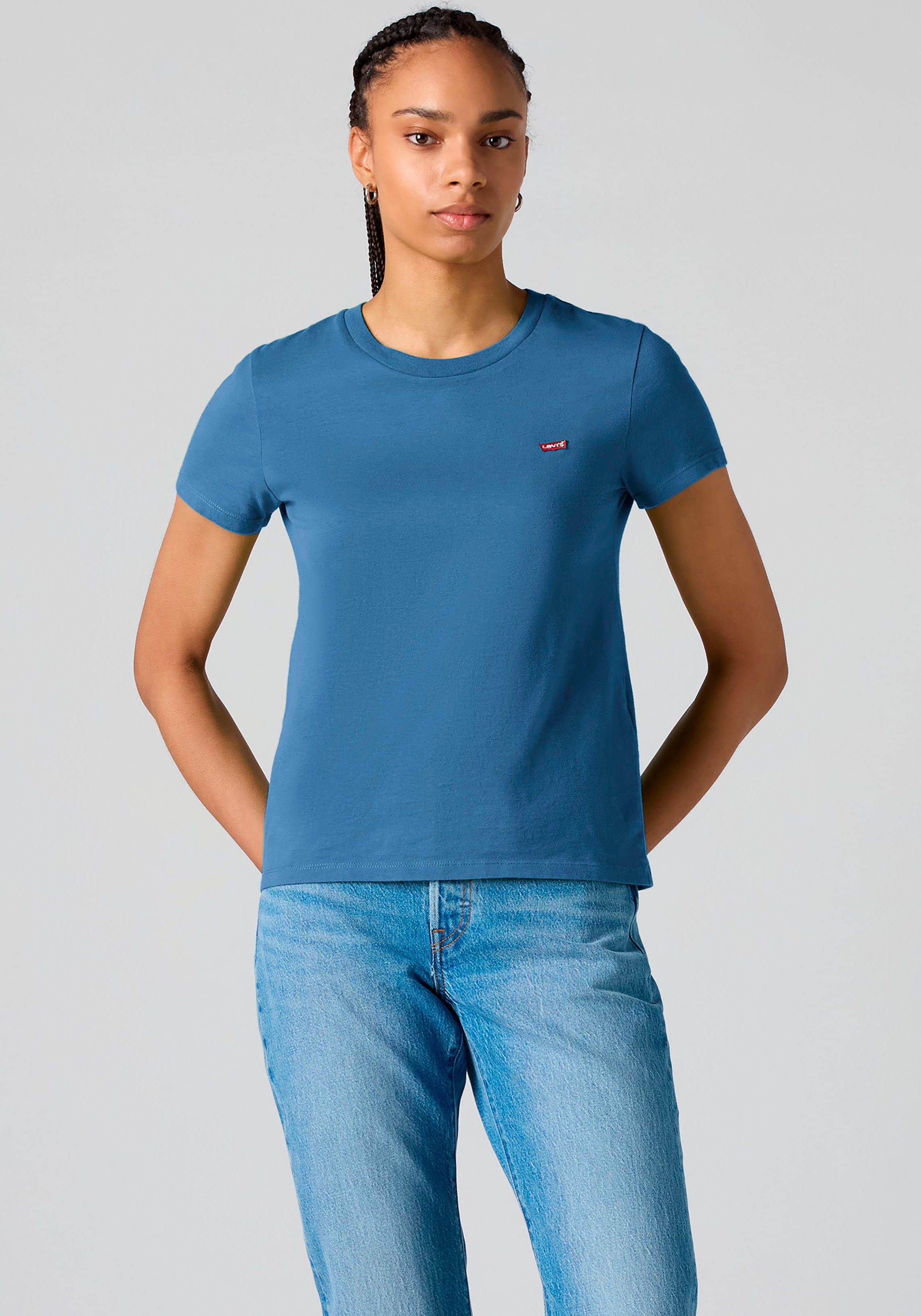 Levi's® T-Shirt TEE Minilogo mit kleiner Logostickerei