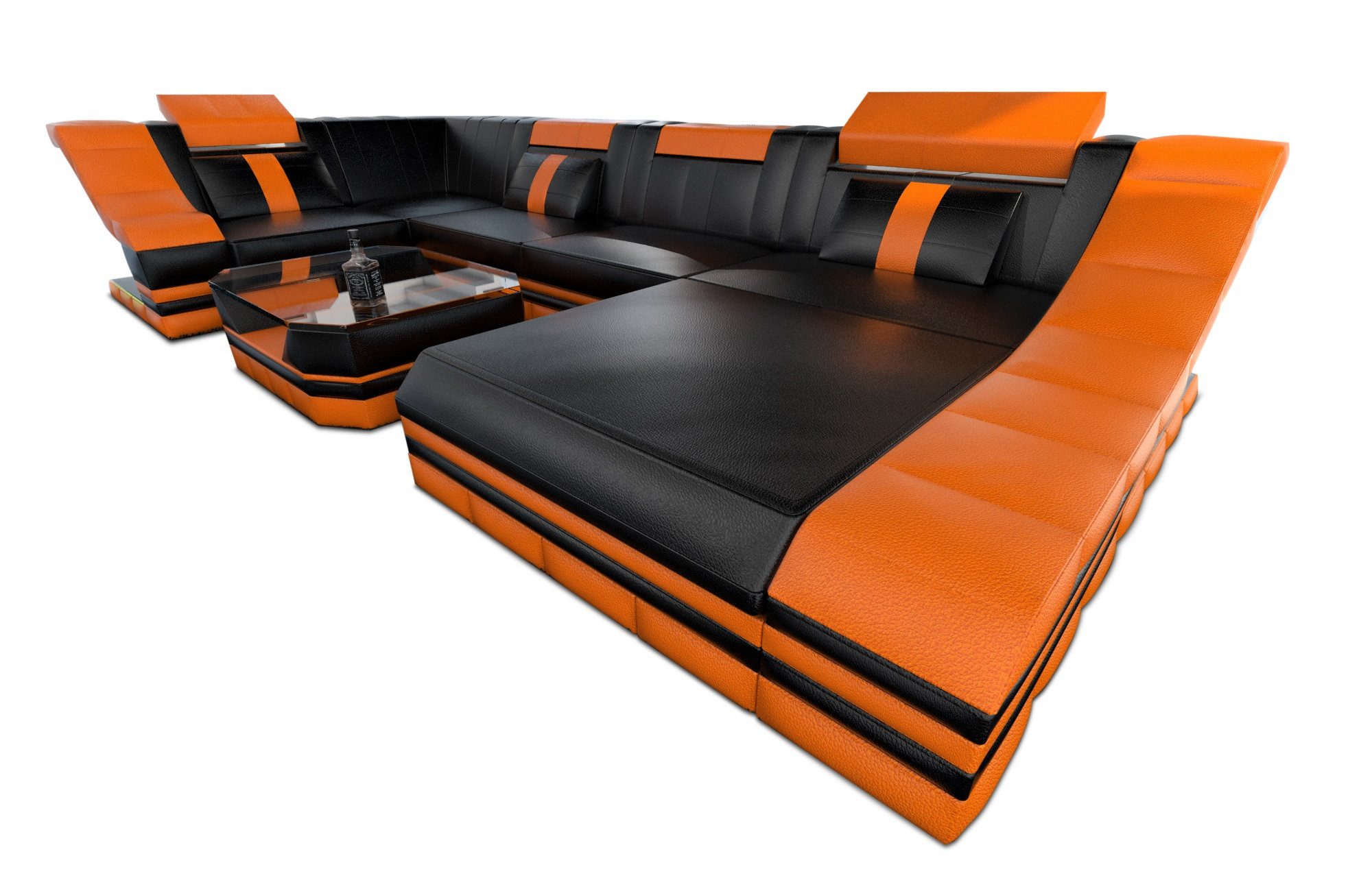 Sofa Dreams Wohnlandschaft Ledersofa Ledercouch Turino günstig online kaufen
