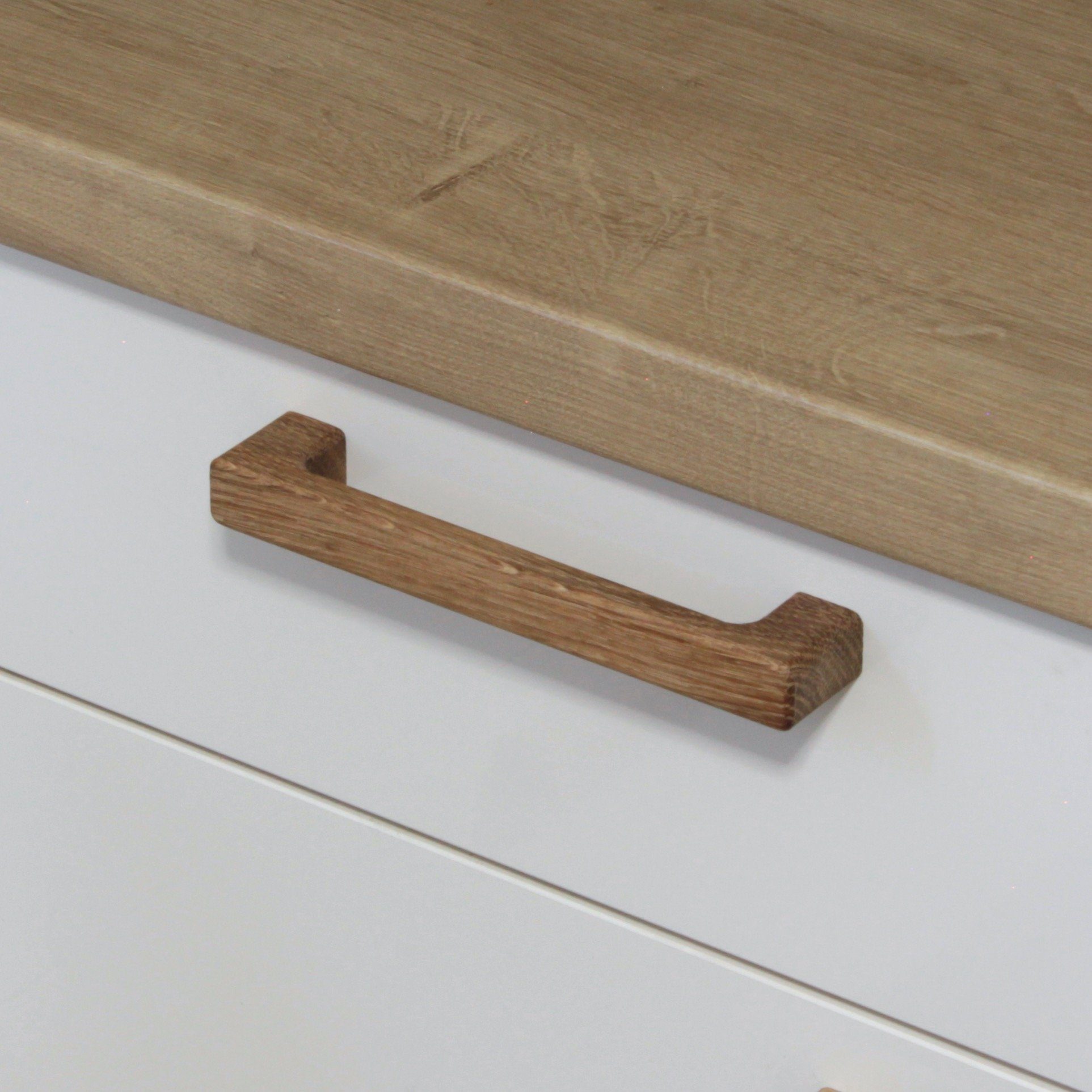 ekengriep Мебліgriff 323, Holzgriff aus Eiche für Küche, IKEA Schrank, Висувні ящики usw.