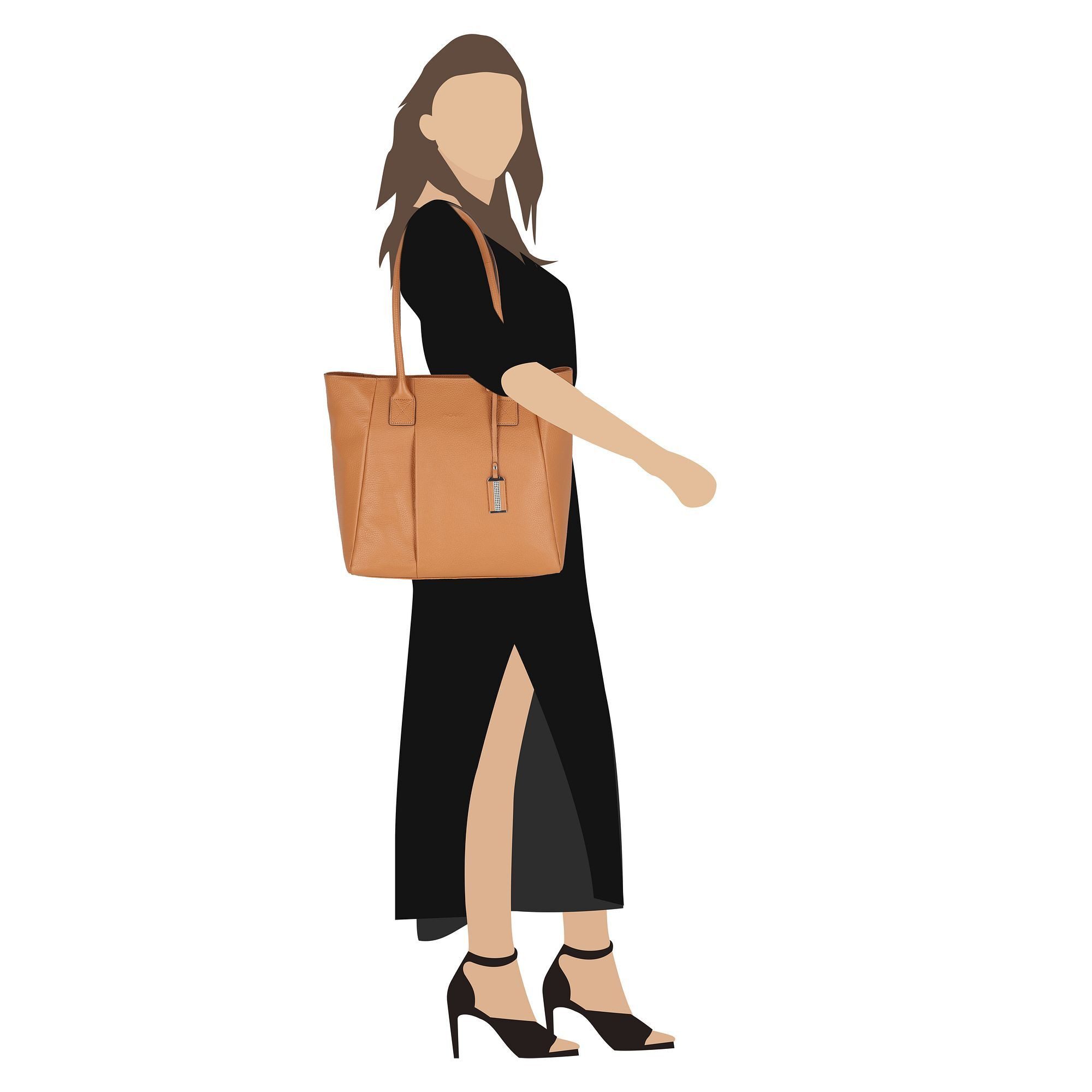 Picard Schultertasche Pure, Leder