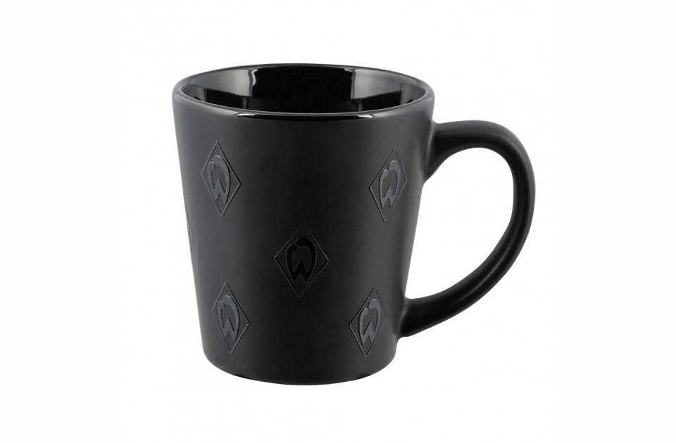 Werder Bremen Tasse SVW Tasse Rauten schwarz