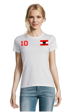 Blondie & Brownie T-Shirt Damen Österreich Austria Sport Trikot Fußball Meister WM Europa EM