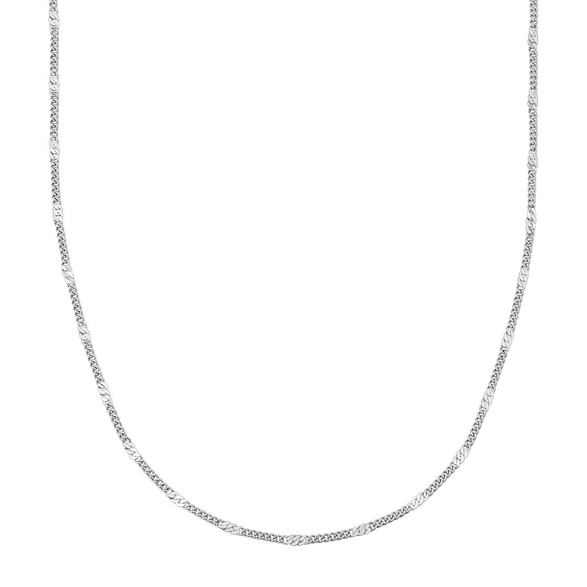 Edelstahlkette silber