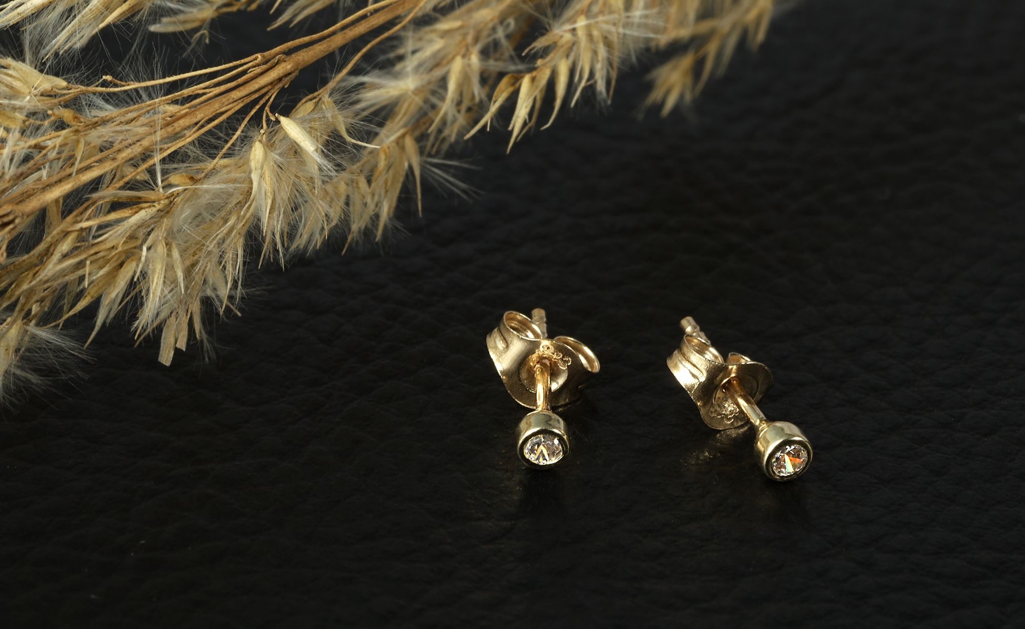 Adelia´s Paar Ohrhänger Damen Ohrringe – Ohrstecker aus 333 Gold mit Zirkon günstig online kaufen