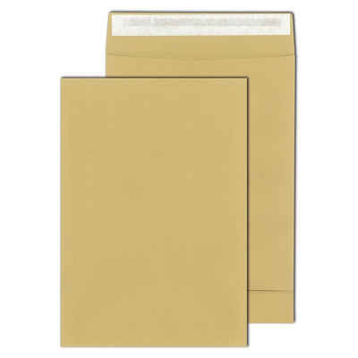 HTI-Living Briefumschlag Falten-Versandtasche ohne Fenster 100 St. DIN E4, Großbrief Faltkuvert