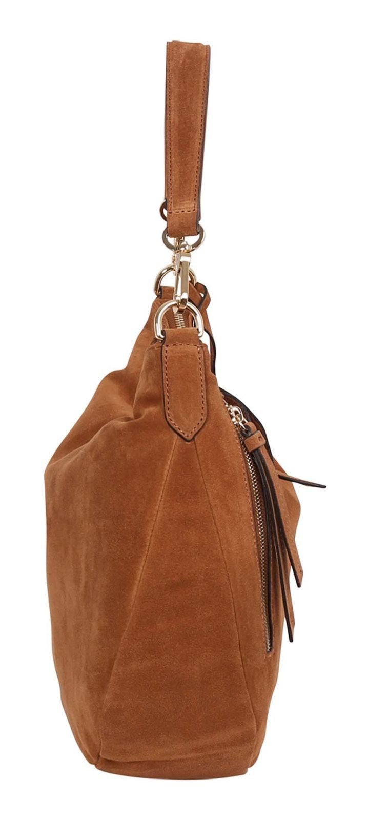 Abro Schultertasche Hobo Juna Bag, aus echtem Rindsleder