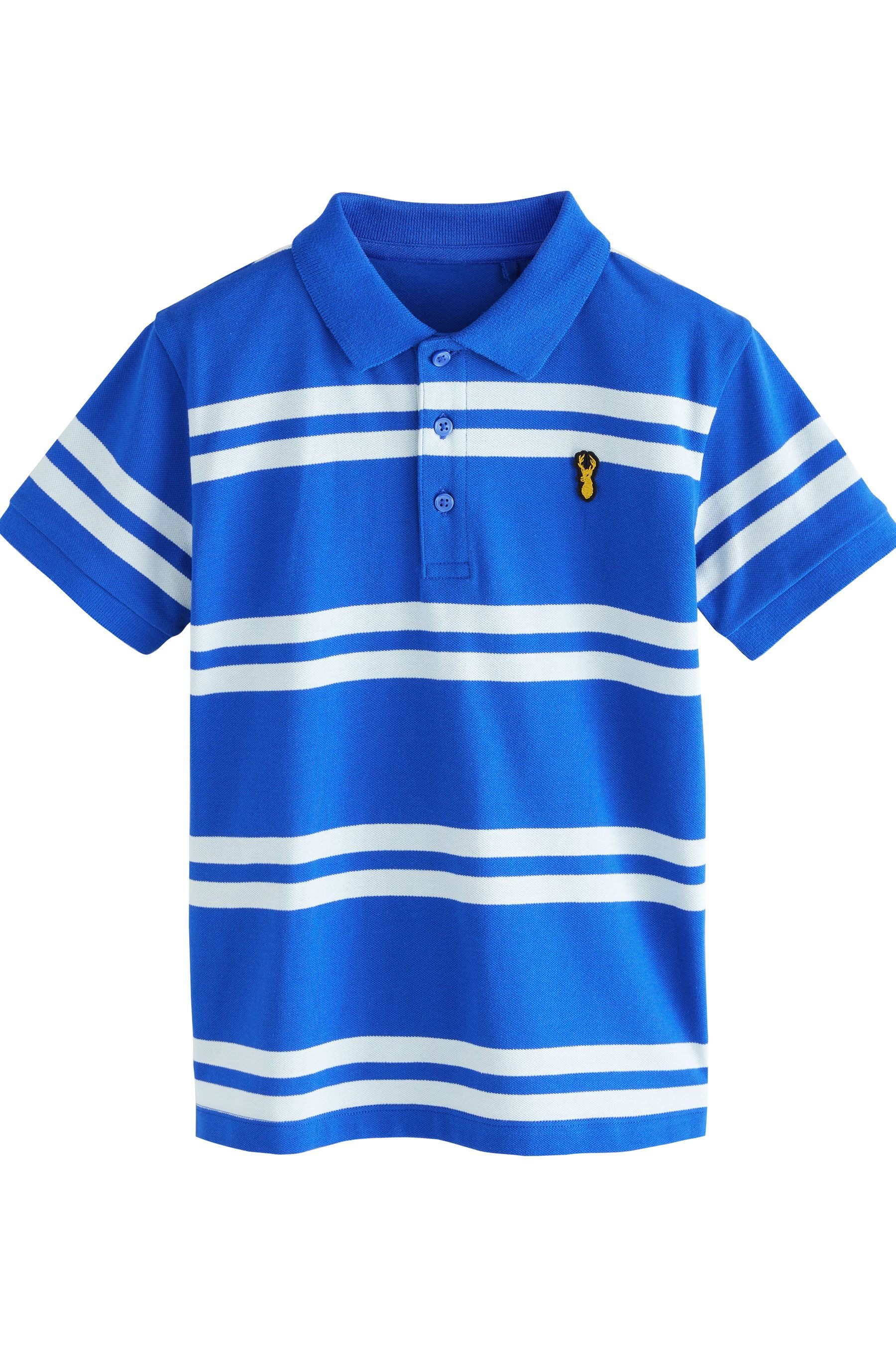 Next Poloshirt Kurzärmeliges Polohemd mit Streifen (1-tlg) günstig online kaufen