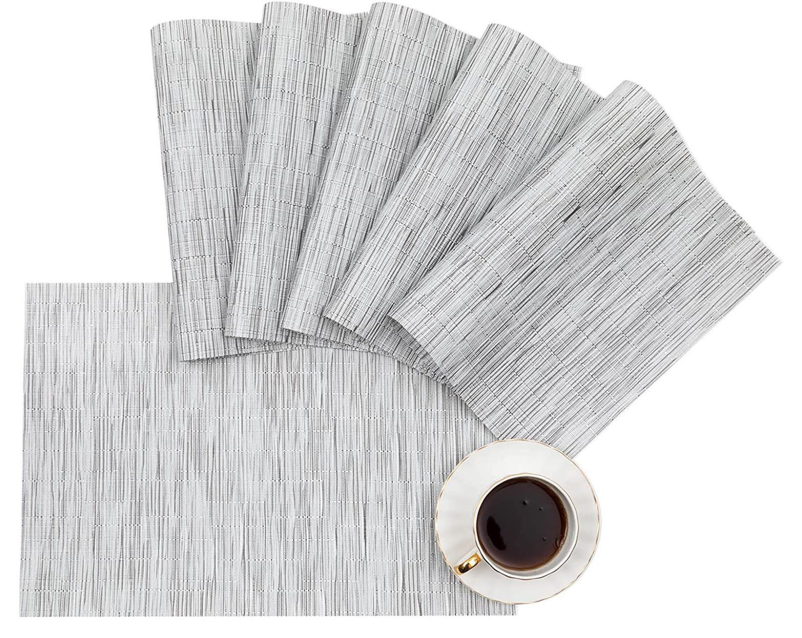 REDOM Platzset 6er Set abwaschbar Tischset Tischuntersetzer, (Platzdeckchen günstig online kaufen