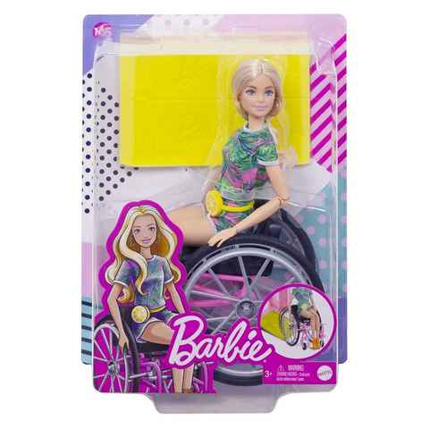 Mattel® Puppen Accessoires-Set Mattel GRB93 - Barbie - Fashionistas Barbie Puppe im Rollstuhl