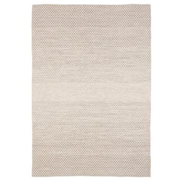 Wollteppich Baumwolle Natur Kelim Teppich Sandy Meliert, Pergamon, Rechteckig, Höhe: 8 mm