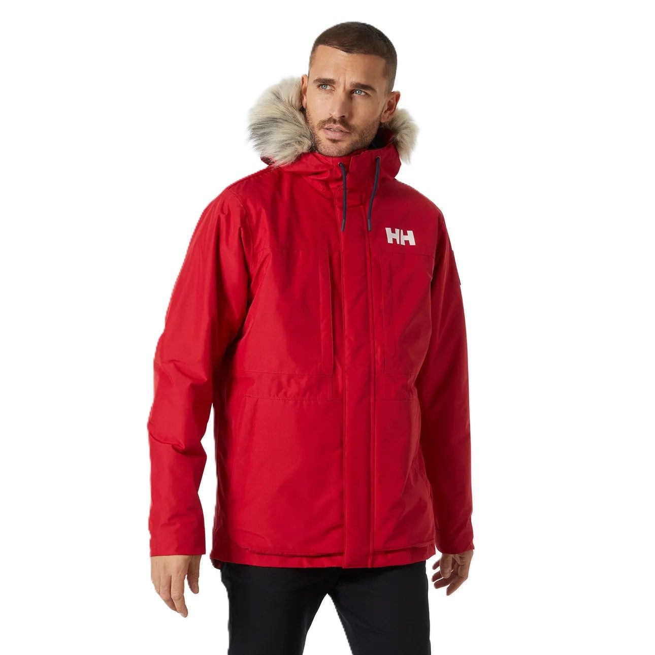 Helly Hansen Winterjacke Winter-Parka Coastal 3.0 (PrimaLoft®, wasserdicht) rot Herren