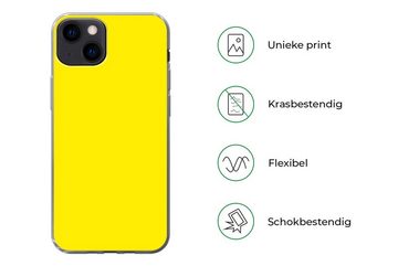 MuchoWow Handyhülle Gelb - Zitrone - Neon - Farben, Handyhülle Apple iPhone 13, Smartphone-Bumper, Print, Handy