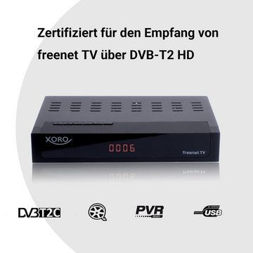 Xoro HRT 8770 TWIN DVB-T2/C mit TWIN Tuner Kabel-Receiver