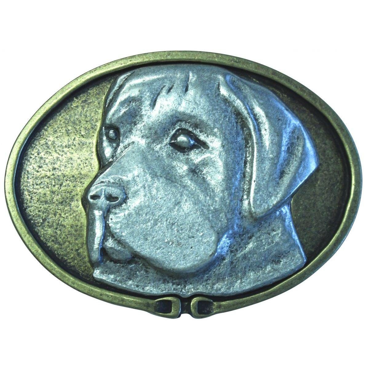 Gürtelschnalle Schweißhund 4,0 cm - Buckle Gürtelschließe 40mm - für Jagd-Outfit und