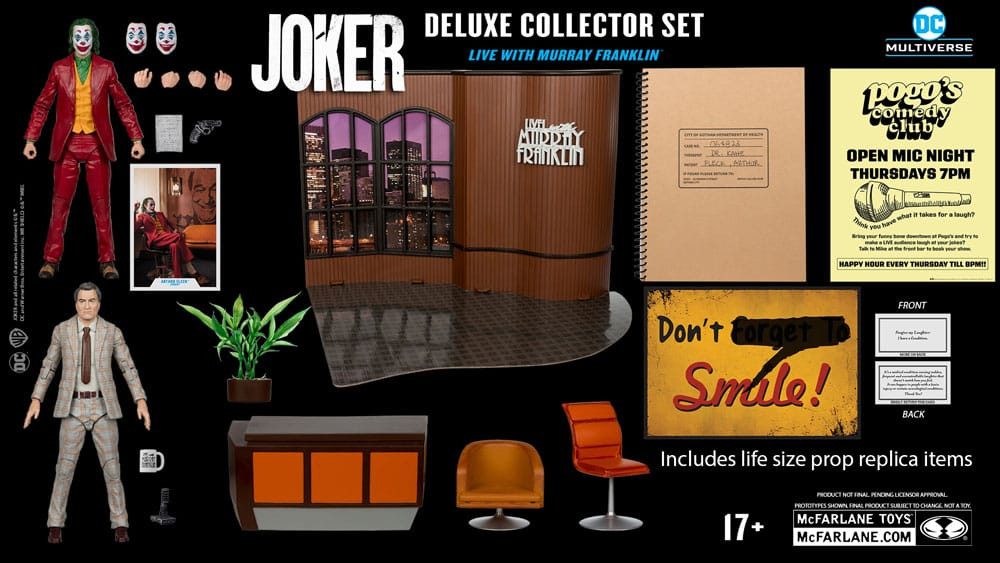 McFarlane Toys Actionfigur Joker DC Multiverse Deluxe Collector The Joker Limited Edition 18 cm