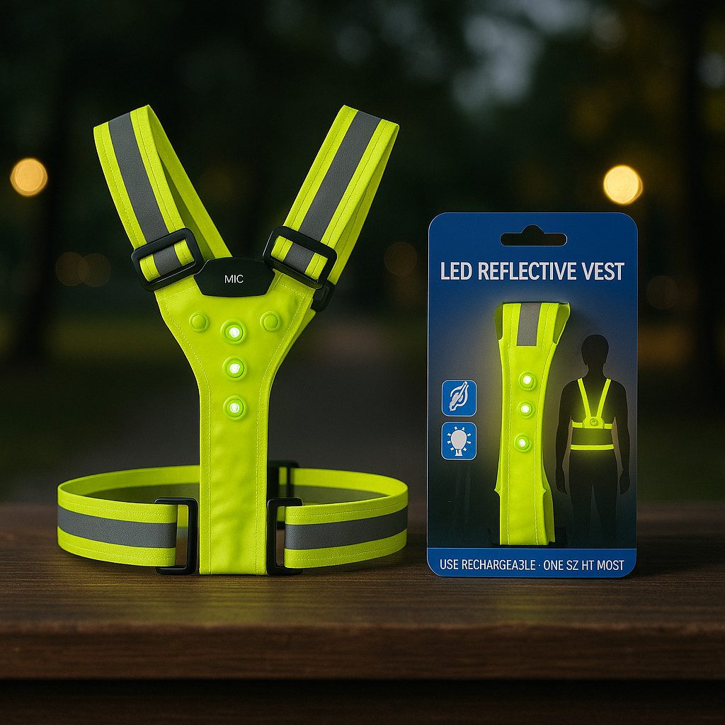 Riyashop Haushaltshobel Sicherheitsweste Laufwesten mit Reflektierende 8 LE günstig online kaufen