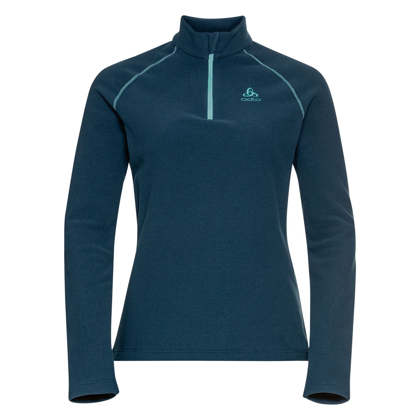 Odlo Stehkragenpullover Rigi mit Halfzip 20592 blue wing teal