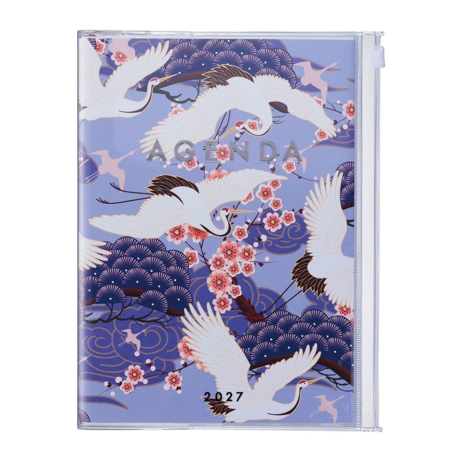 Wandkalender MARK'S 2026/27 Diary A5 Japan / Birds // Purple