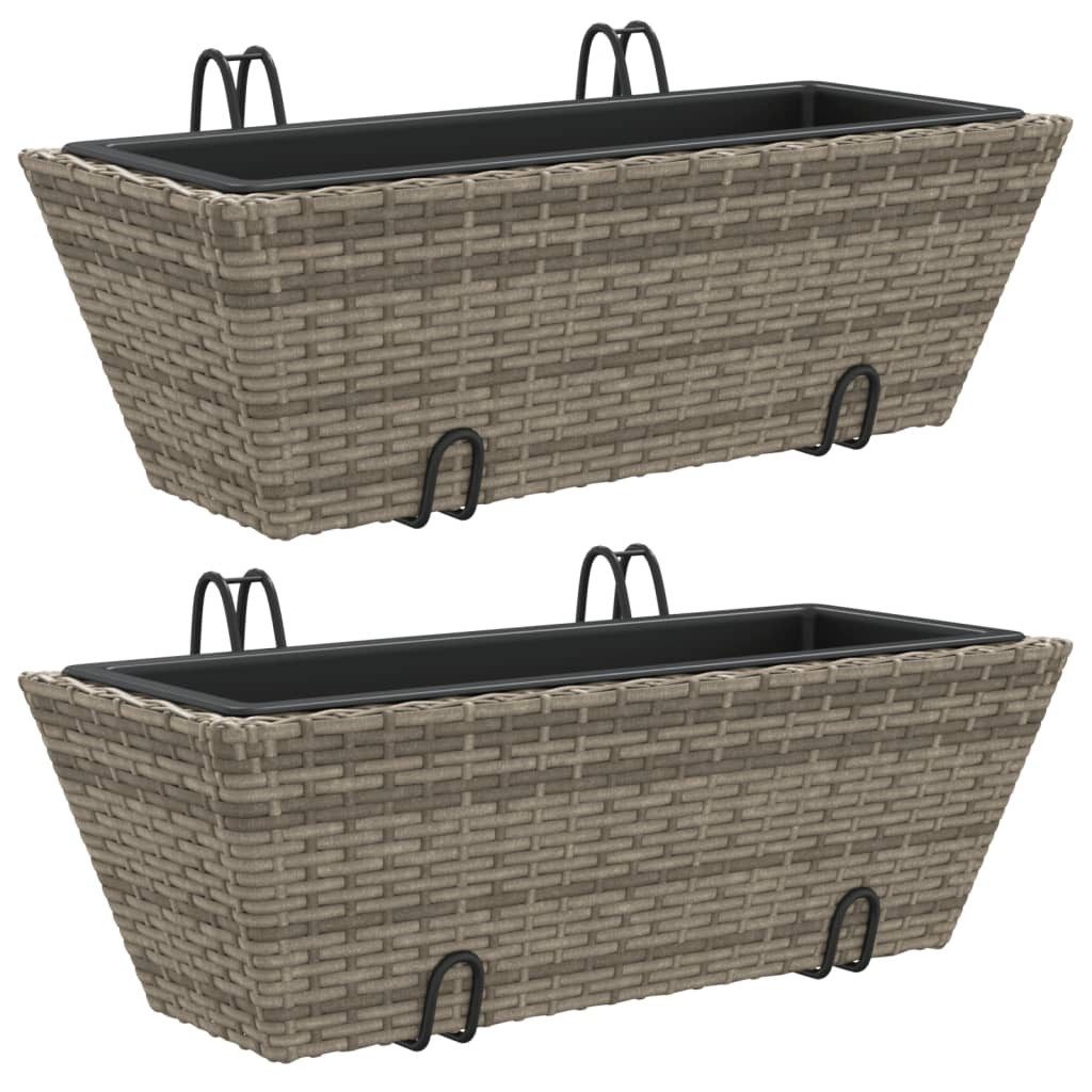 vidaXL Blumentopf Pflanzkasten mit Haken 2 günstig online kaufen