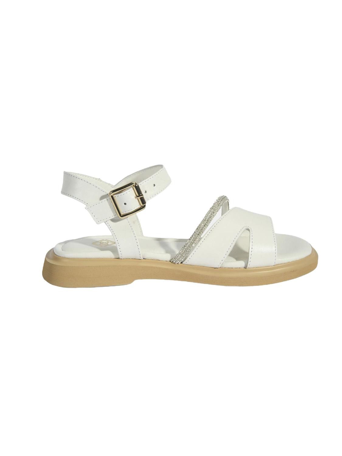 Desa Damen-Sandalen – Obermaterial und Futter aus Leder, flacher Absatz, S günstig online kaufen
