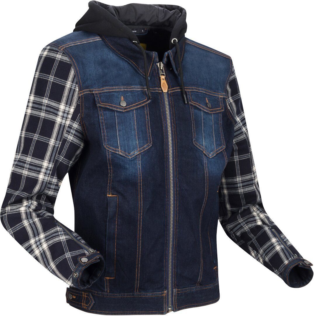 Segura Motorradjacke Sunny Denim Motorrad Textiljacke Ellenbogenprotektoren enthalten,Schulterprotektoren enthalten