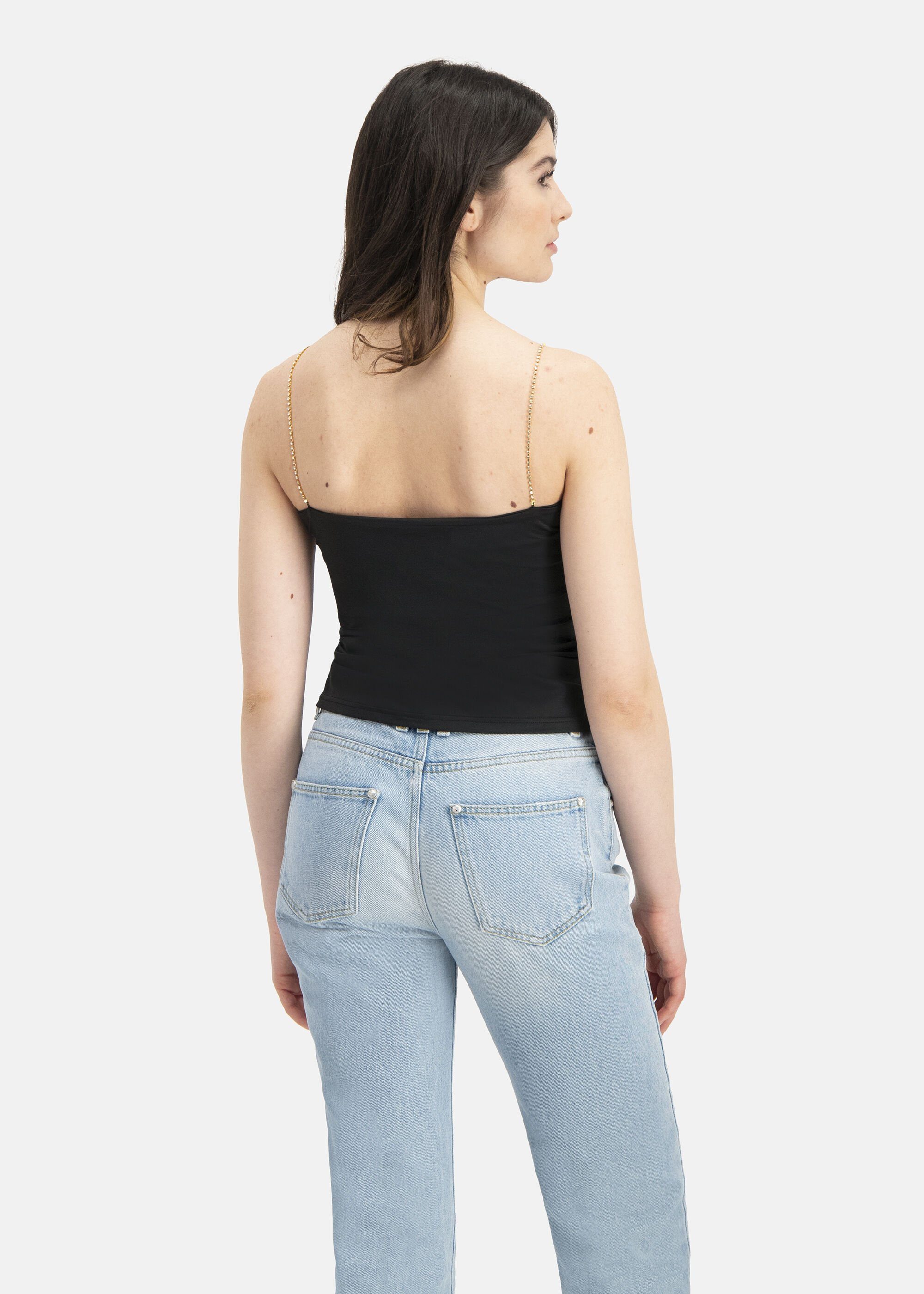 Nicowa Shirttop CATENALA (1-tlg) mit Schmucksteinen