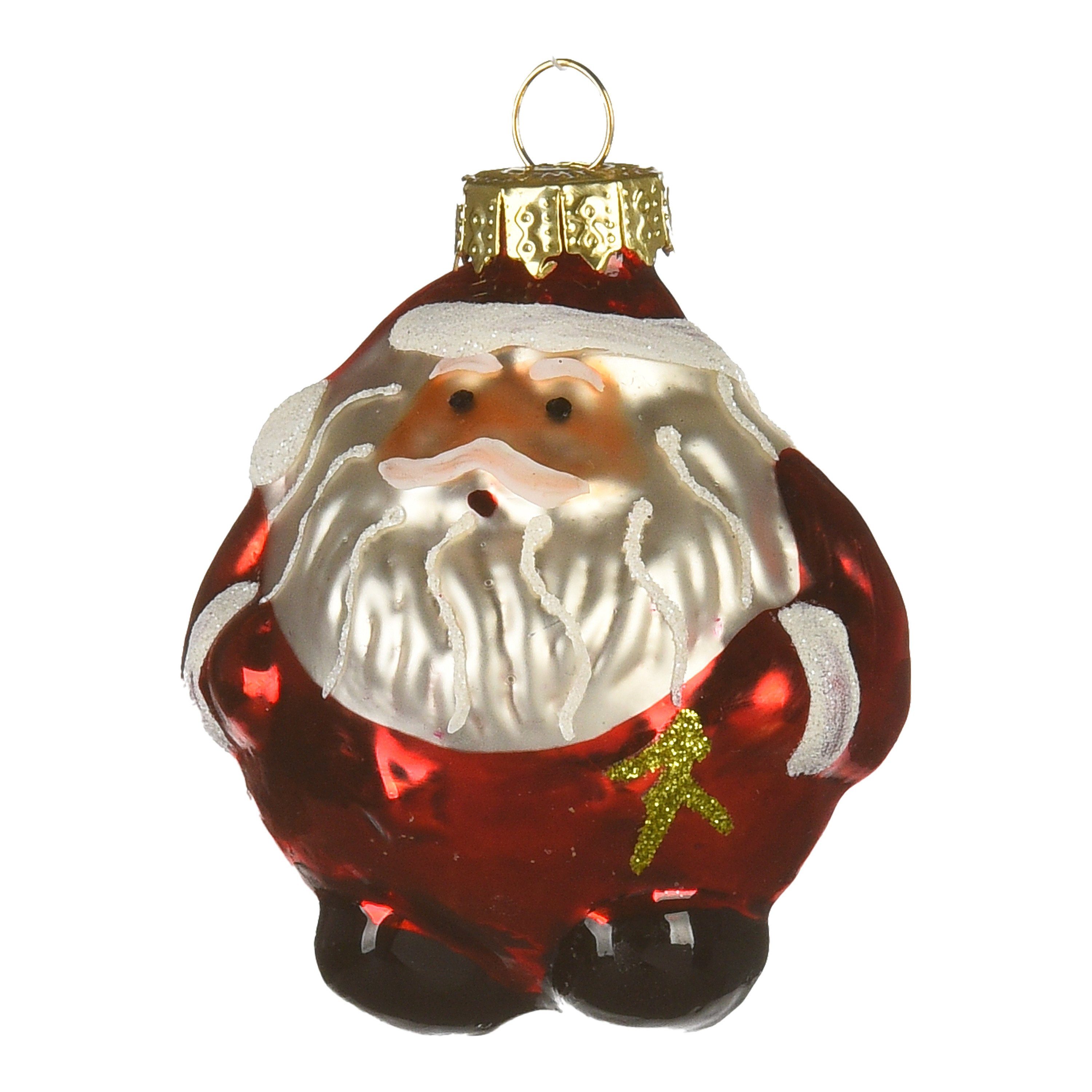 Santa Weihnachtsbaumkugel Depot Glas-Baumschmuck Claus
