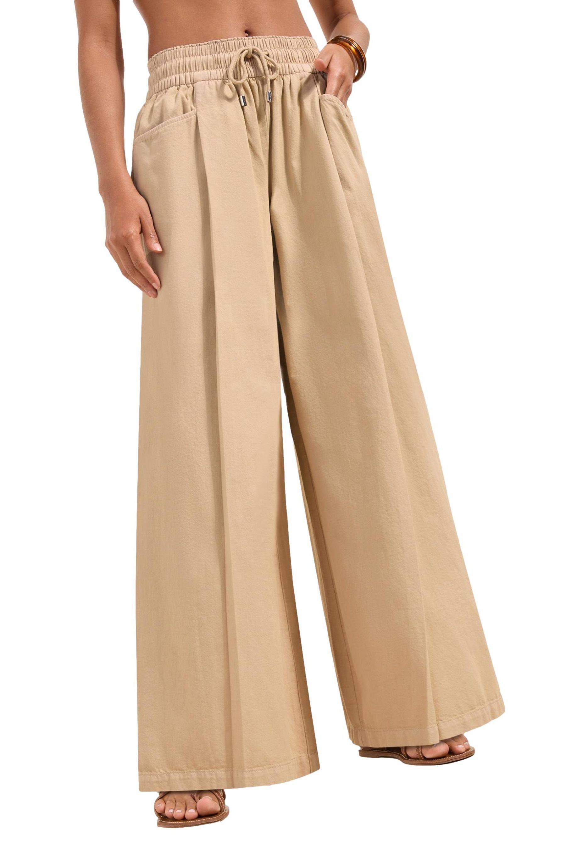 Dehnbund-Hose Friends Like These Hose mit weitem Bein, Regular