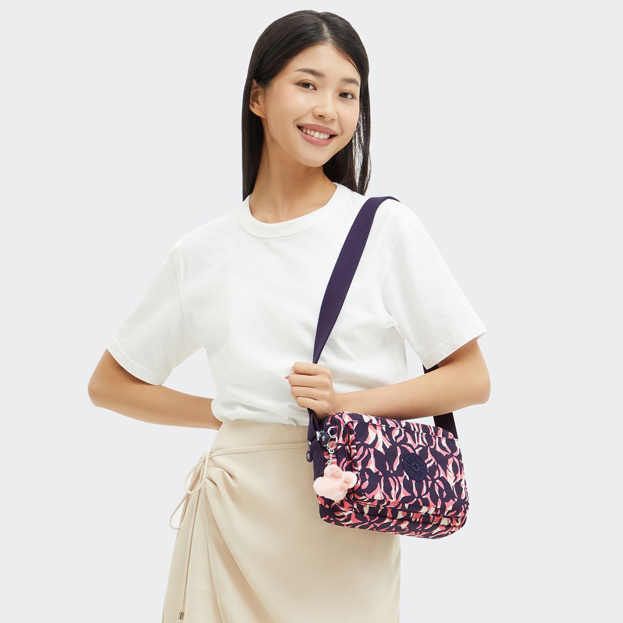 KIPLING Umhängetasche Basic Prt, Polyester