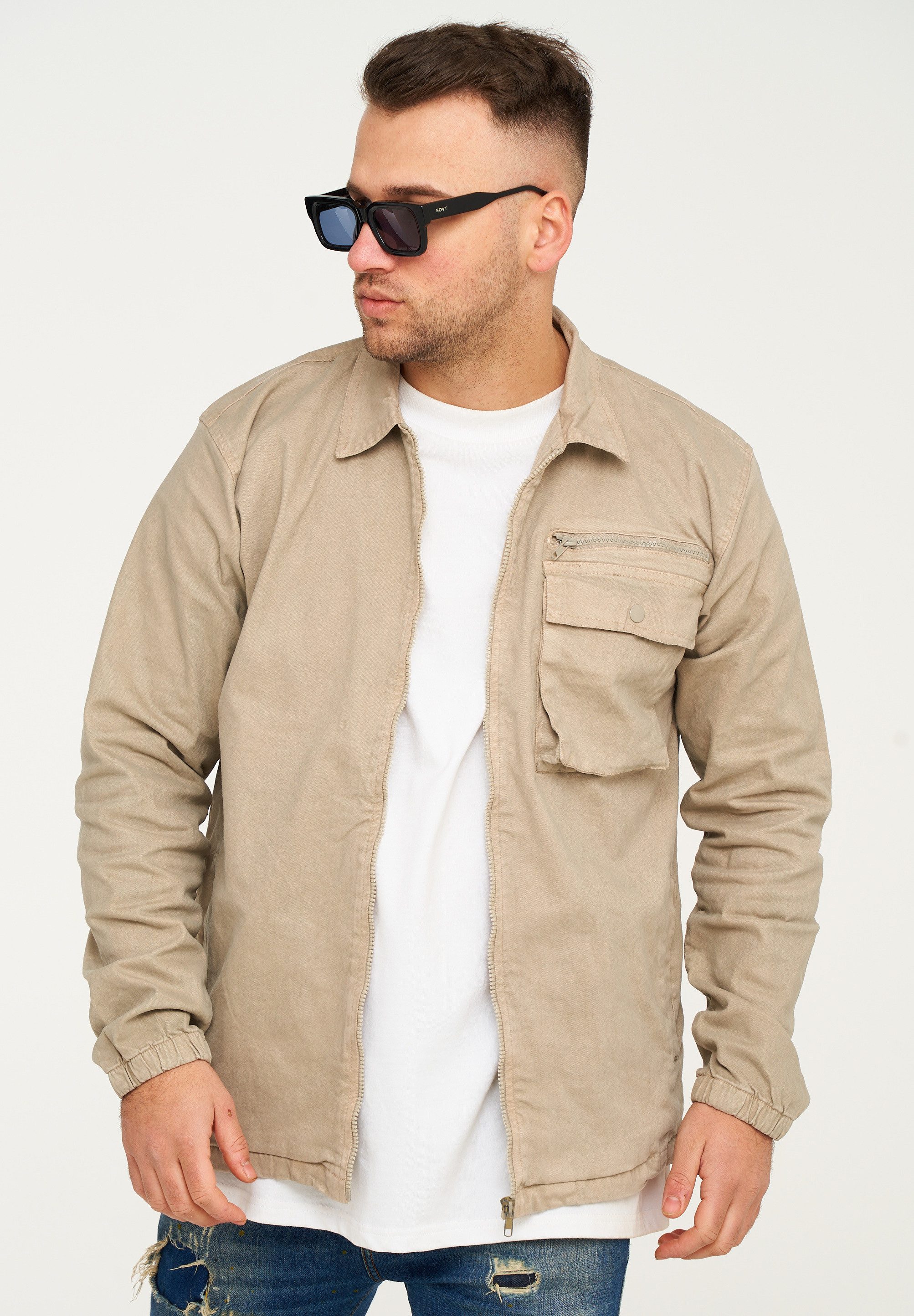 SOULSTAR Langarmhemd S2PRIENAI Herren Overshirt Freizeithemd Übergangsjacke günstig online kaufen