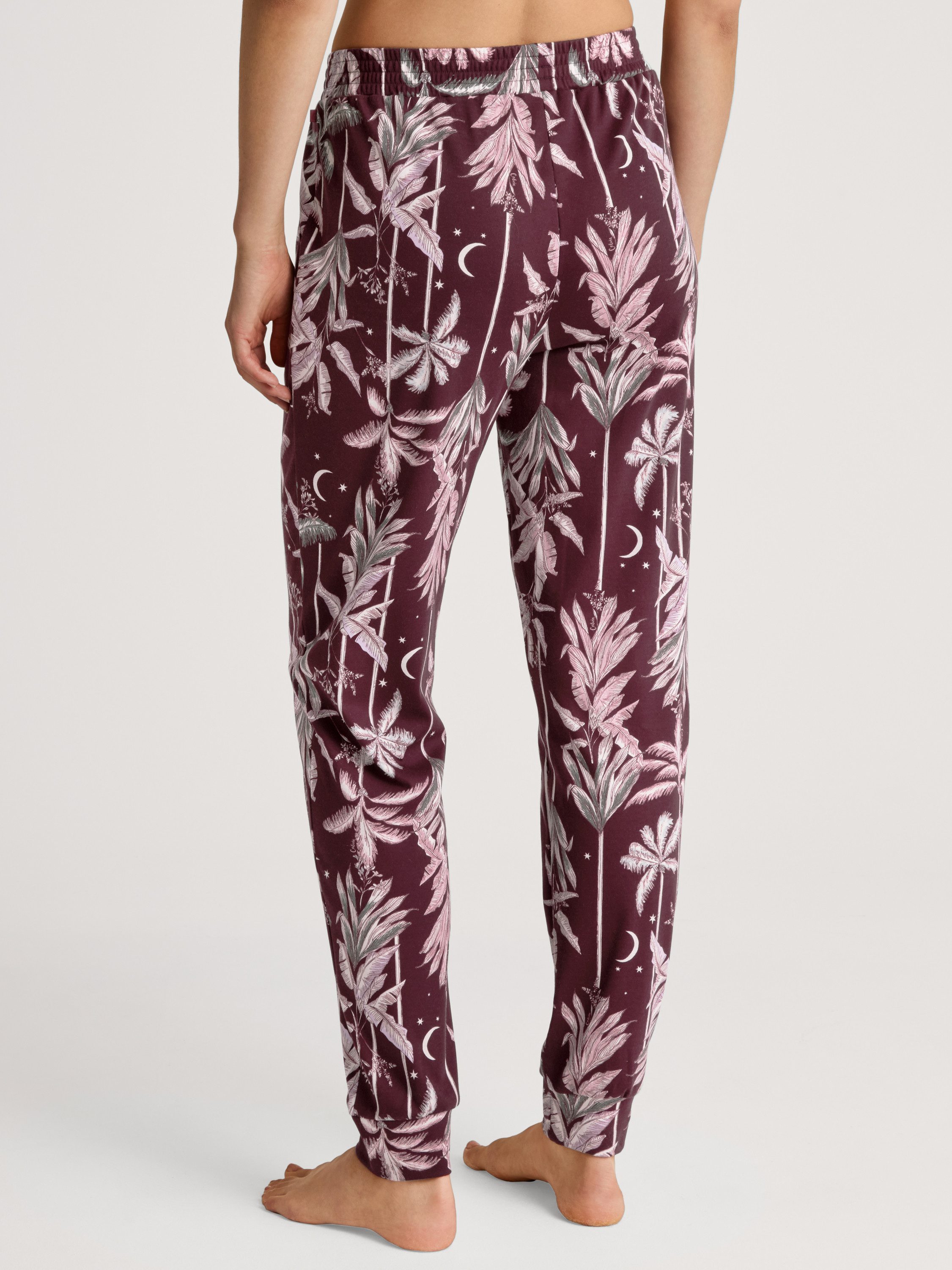 CALIDA Pyjamahose Favourites Ground Damen (1-tlg) mit Seitentaschen, aus 100% Baumwolle