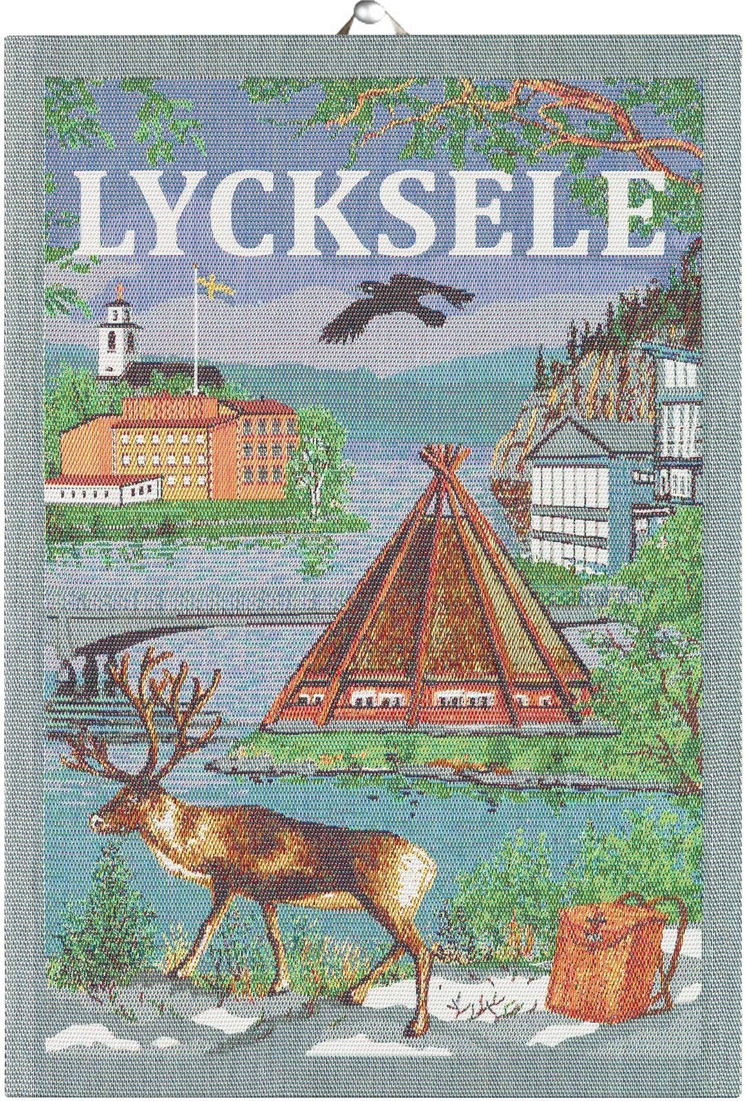 (1-tlg., Geschirrtuch gewebt Ekelund 1 x Geschirrtuch), Lycksele Pixel (6-farbig) cm, 35x50 Küchenhandtuch